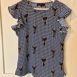 SM Wardrobe Cat Print Top